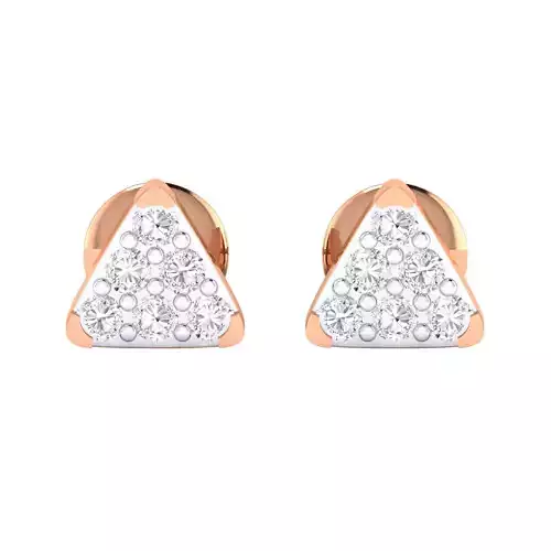Women Stud Earrings STL JCD OBJ FBX Renders Details 3D print model