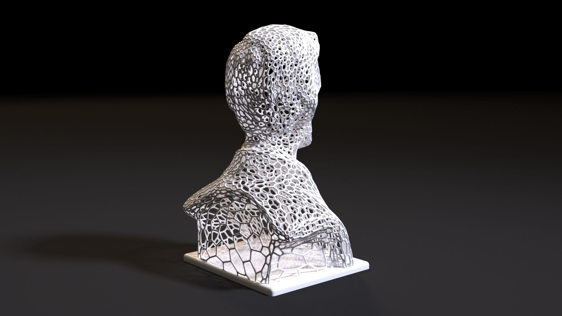 Bust Abraham Lincoln 3D print model_5