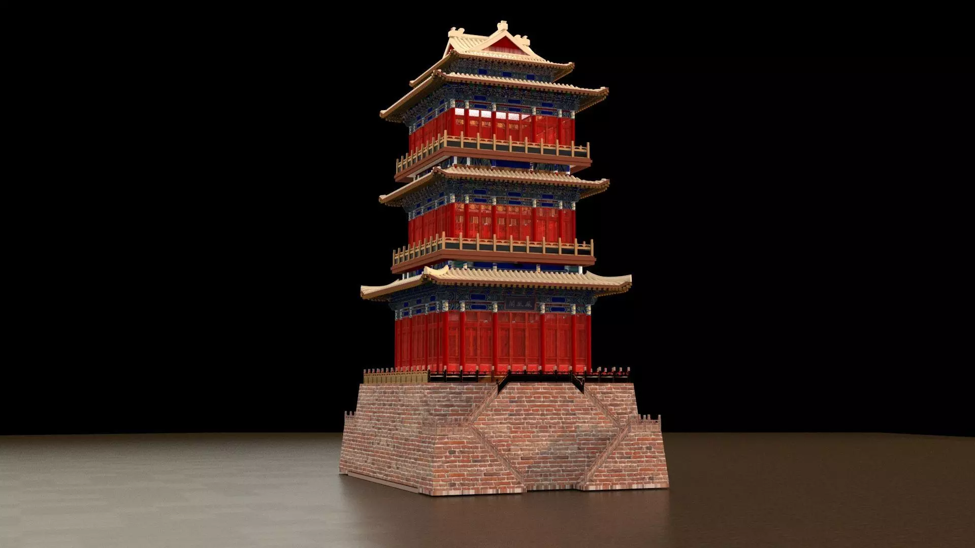 Chinese ancient house 3D model