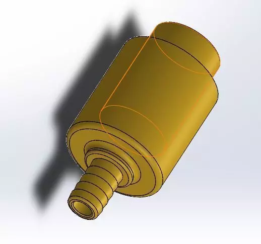 Raven Telescopic Window Brush Hose End Fitting 3D print model_0