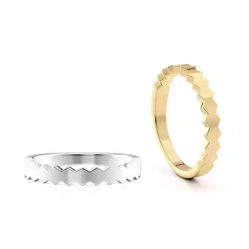 Honeycombs ring without stones R 0323 printable 3d model 3D print model