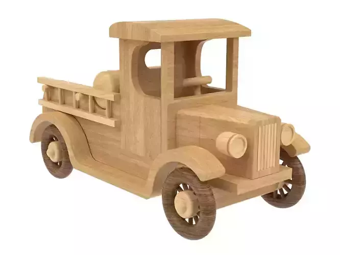 Wooden toy car 56