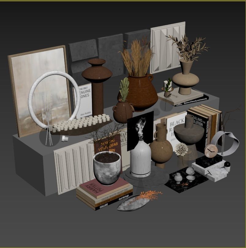 Decorative set RPM 1997 3D model_7