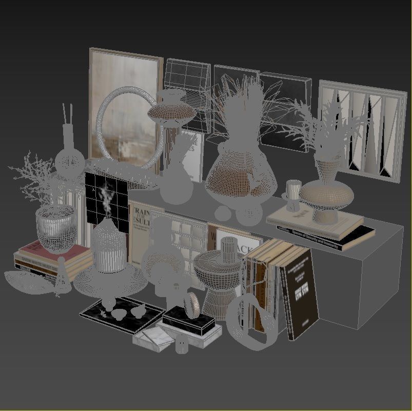 Decorative set RPM 1997 3D model_9