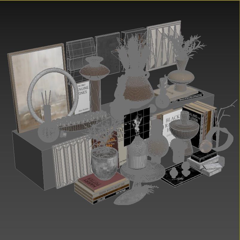 Decorative set RPM 1997 3D model_8