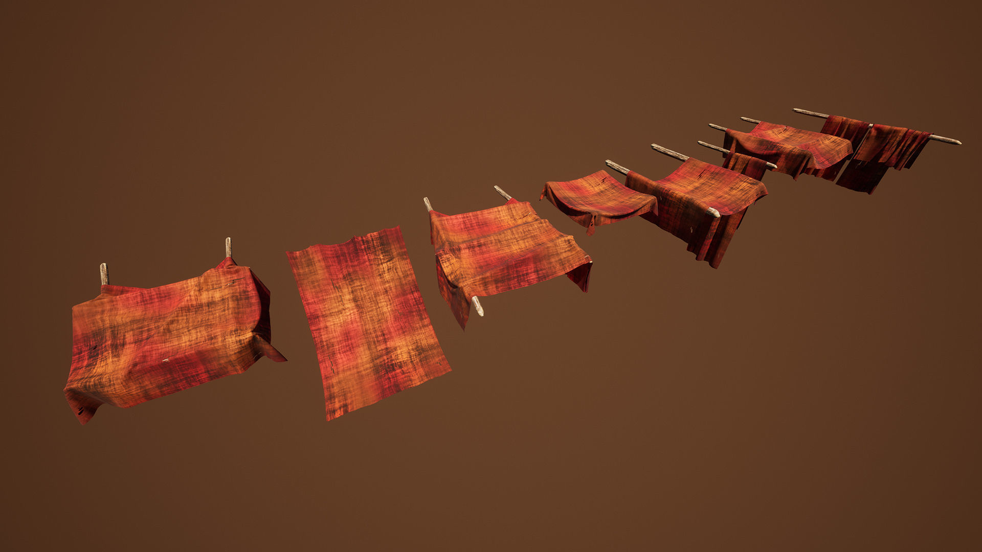 Junk town Low-poly 3D model_19