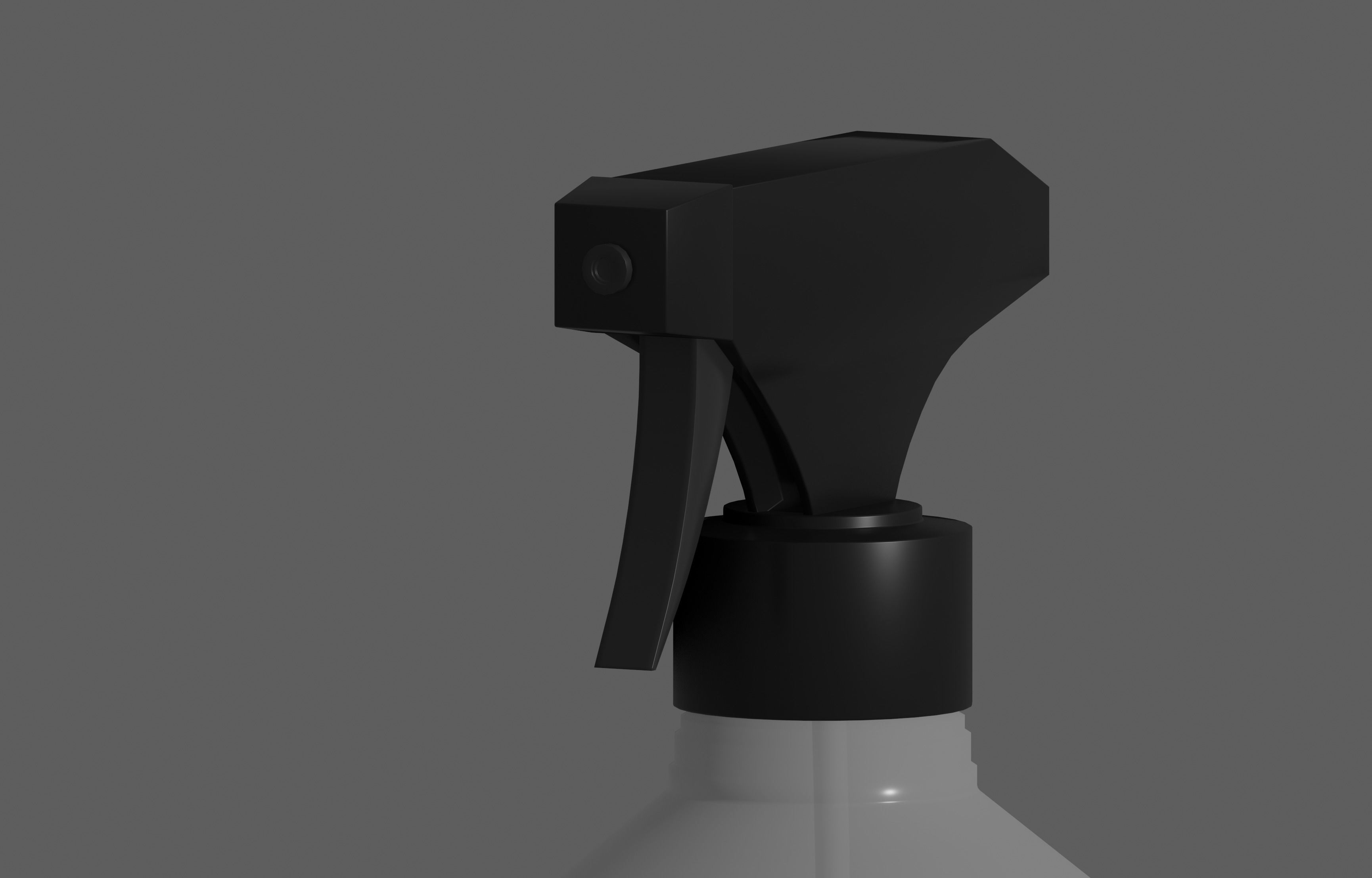 Spray Bottle Low-poly 3D model_7