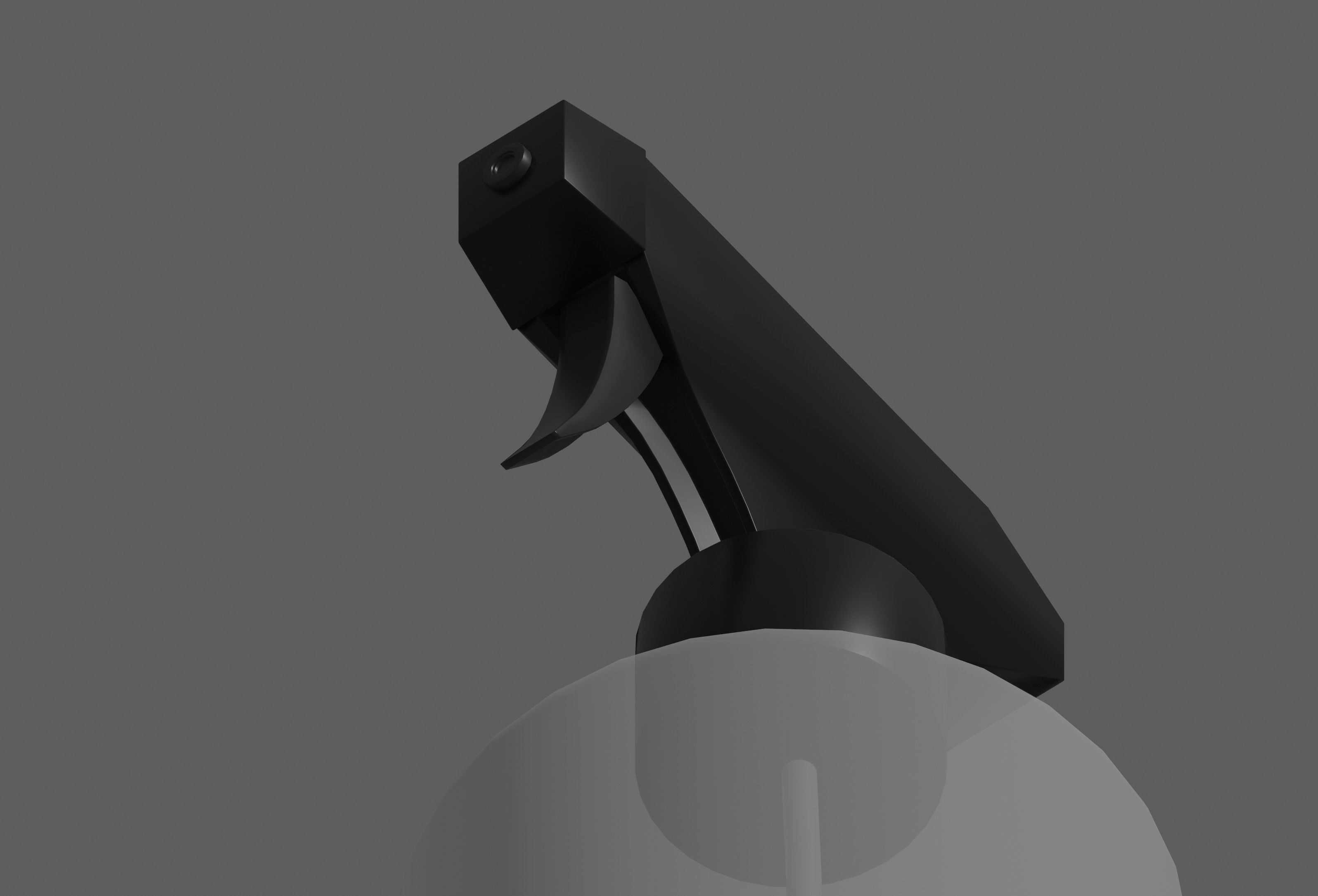 Spray Bottle Low-poly 3D model_8