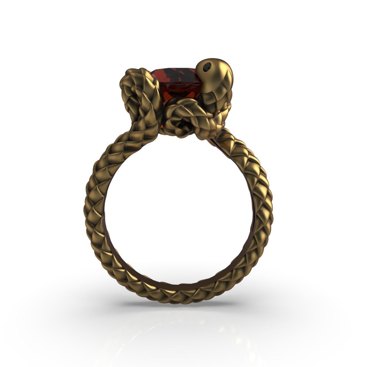 Snake Ring R 33-2 3D print model_9