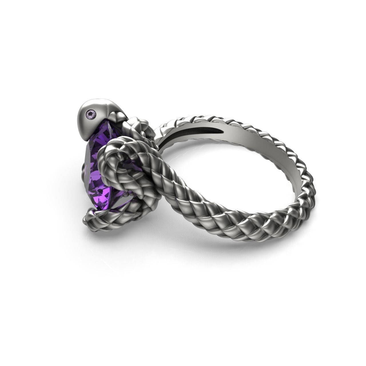 Snake Ring R 33-2 3D print model_12