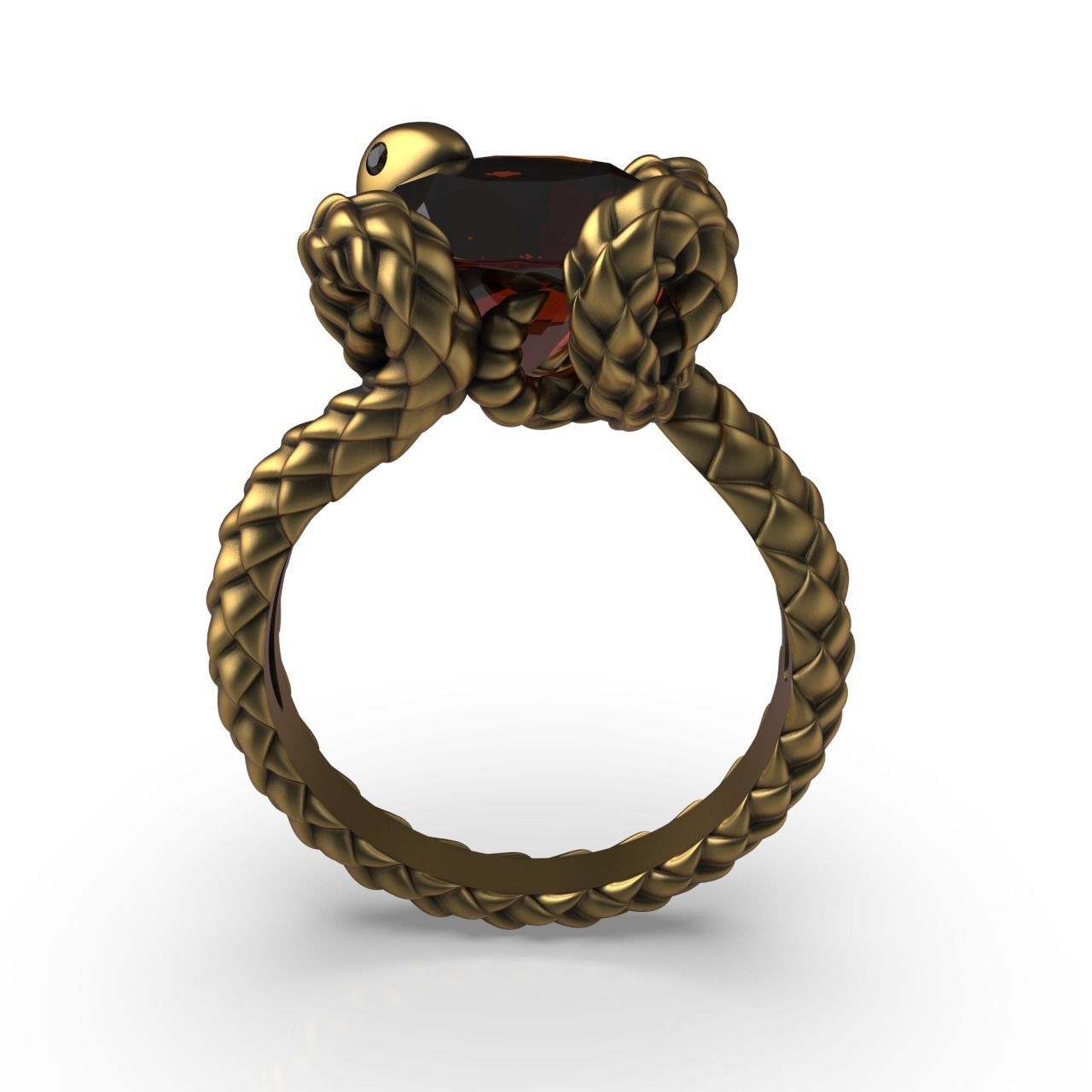 Snake Ring R 33-2 3D print model_8