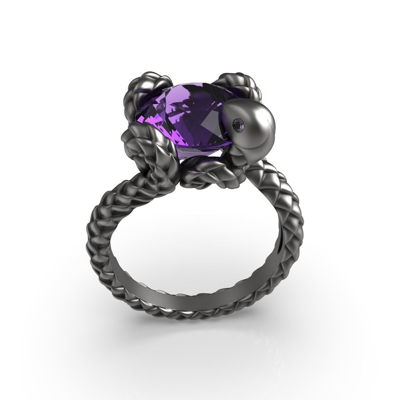 Snake Ring R 33-2 3D print model_15