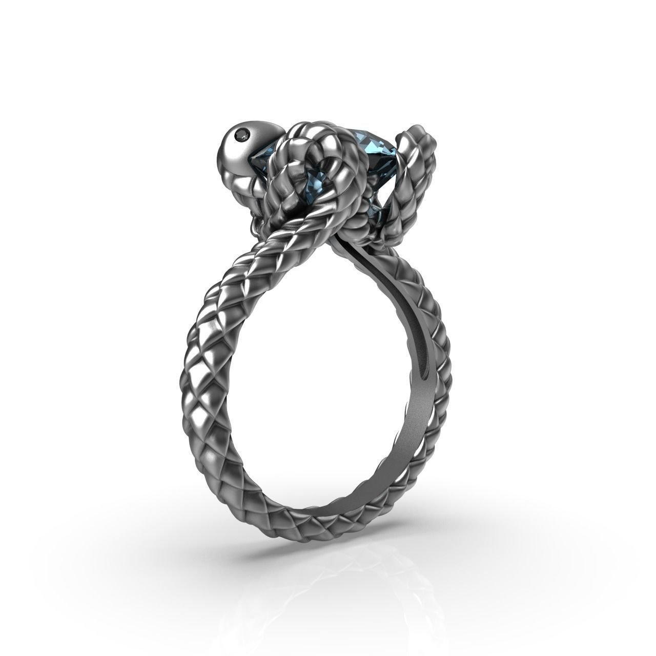 Snake Ring R 33-2 3D print model_10