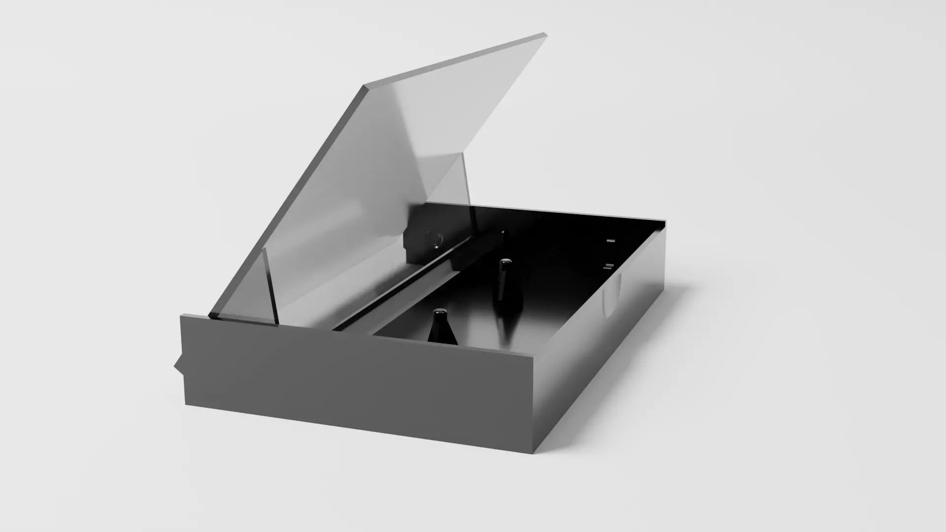 Casette tape case 3D print model_0