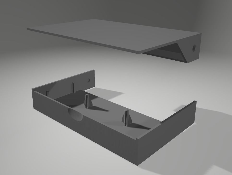 Casette tape case 3D print model_1