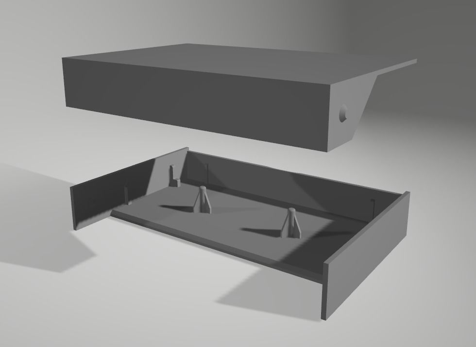 Casette tape case 3D print model_3