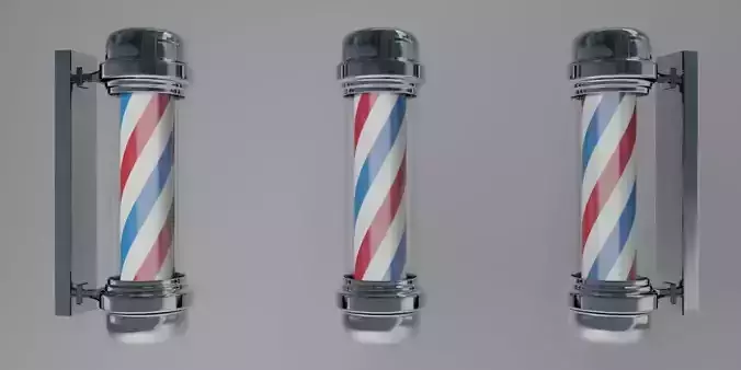 Barber Pole 3D model