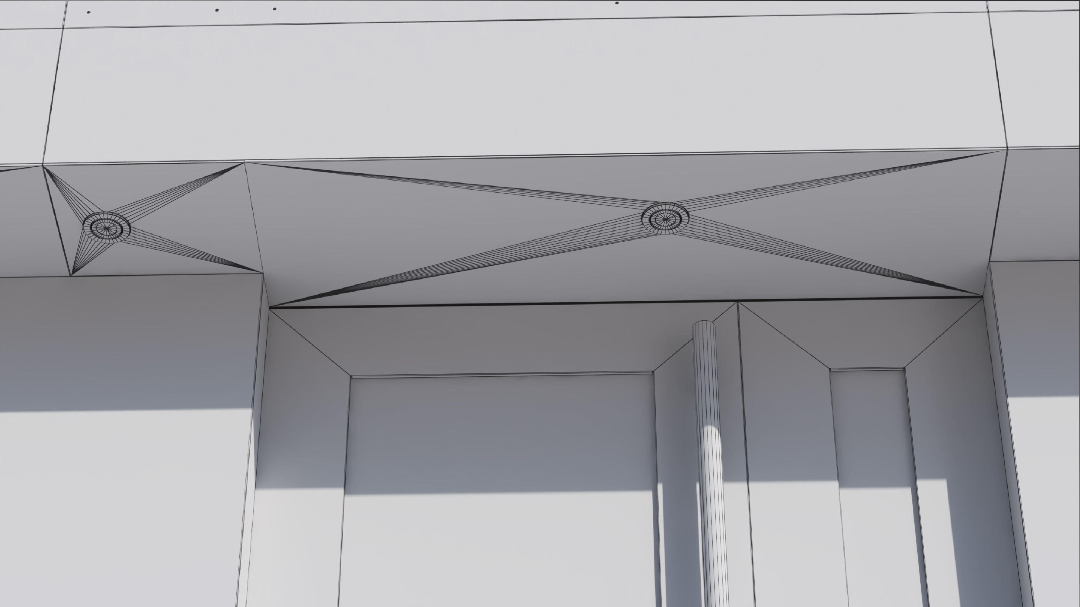 Apartment Building Facade 01  3D model_6