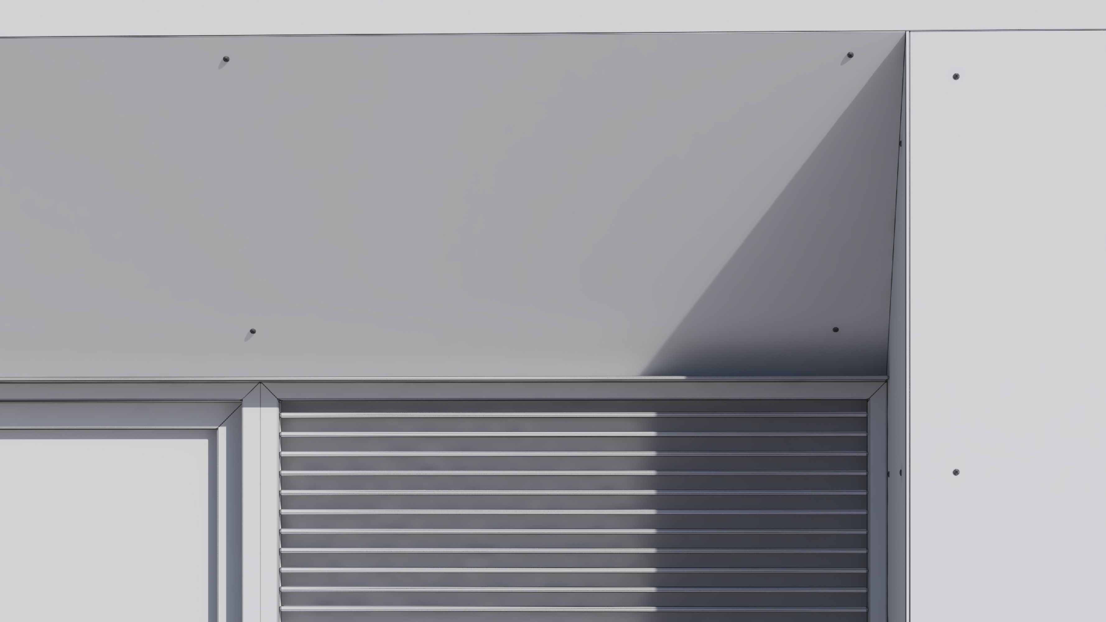 Apartment Building Facade 01  3D model_5