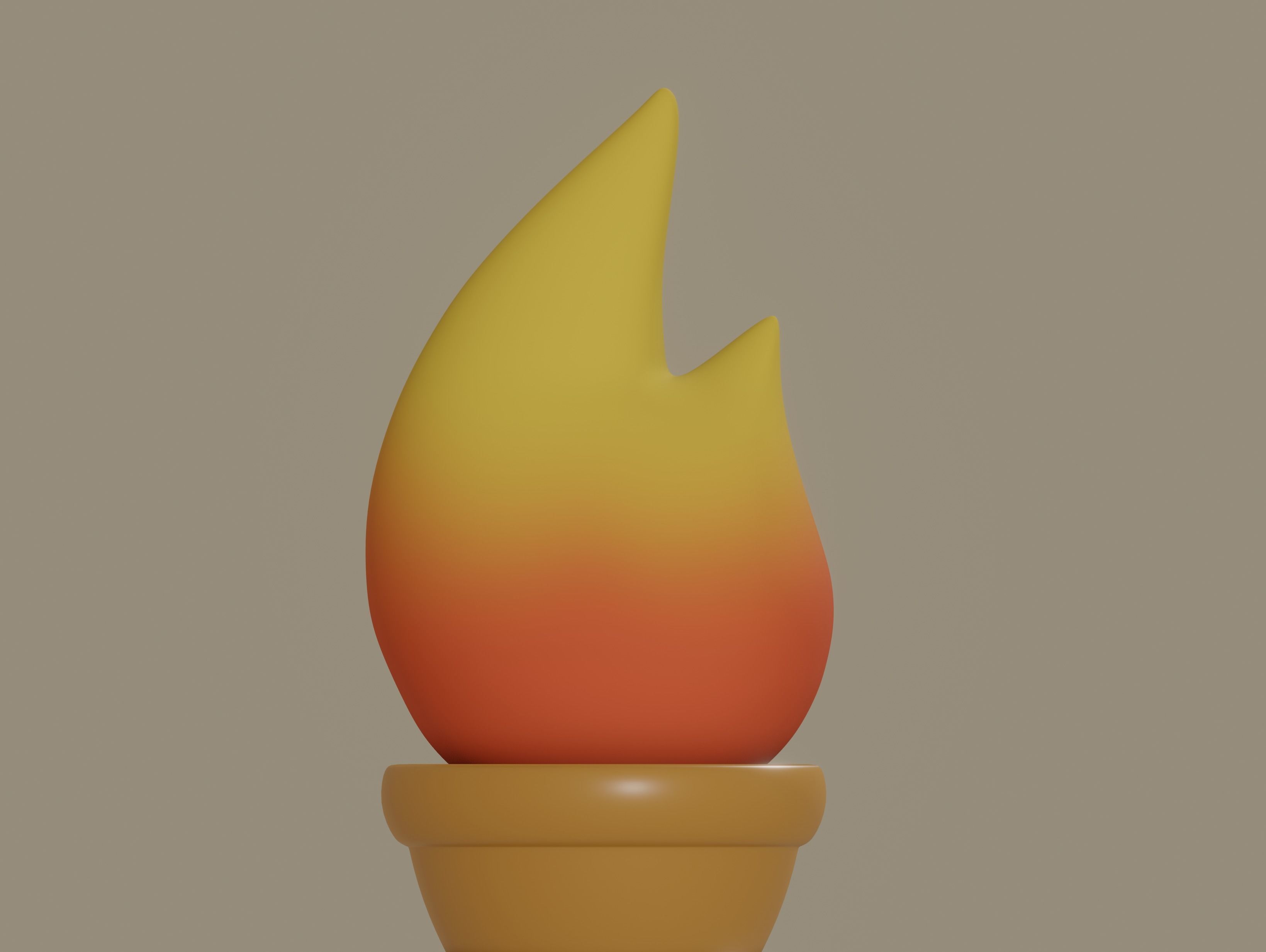 Torch 3D model_8