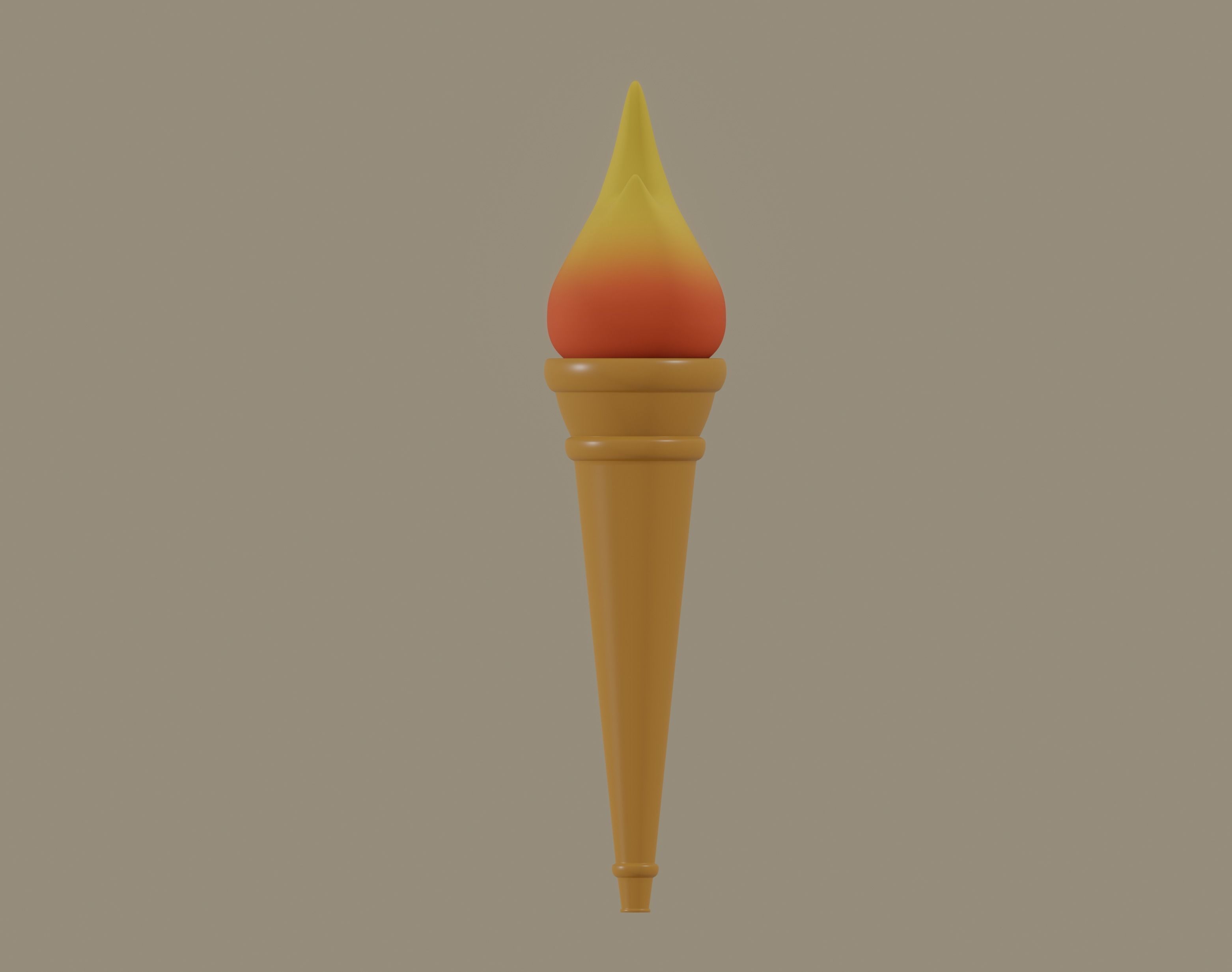 Torch 3D model_4