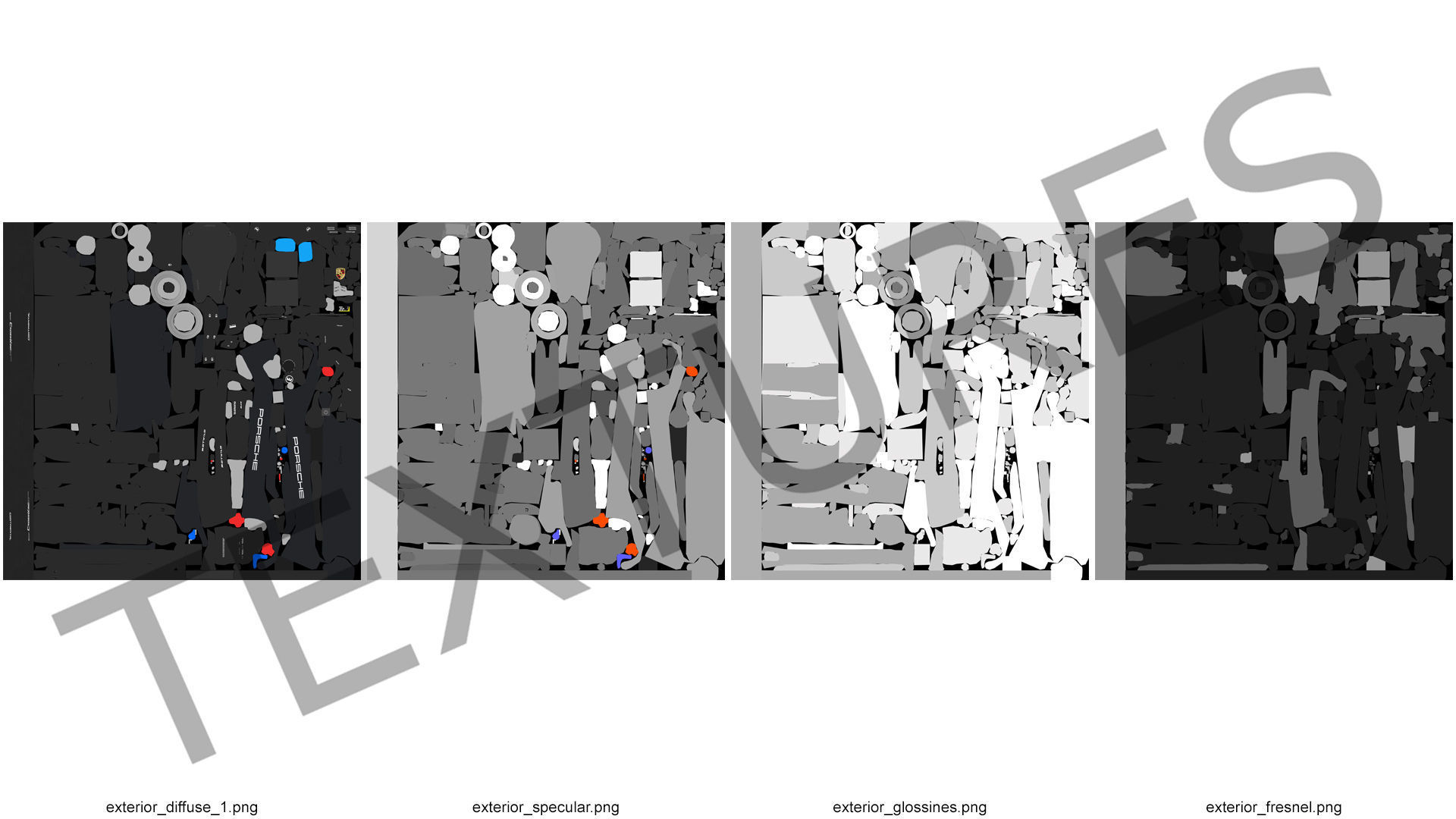 Porsche eBike Cross Black Rigged 3D model_30