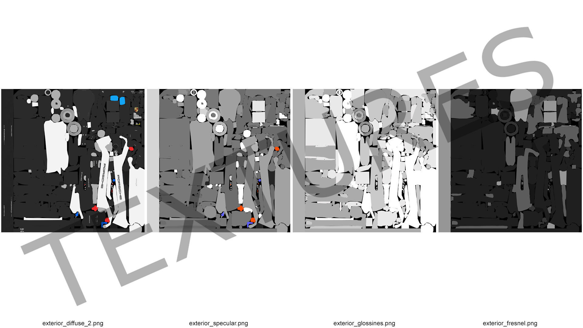 Porsche eBike Cross White Rigged 3D model_30