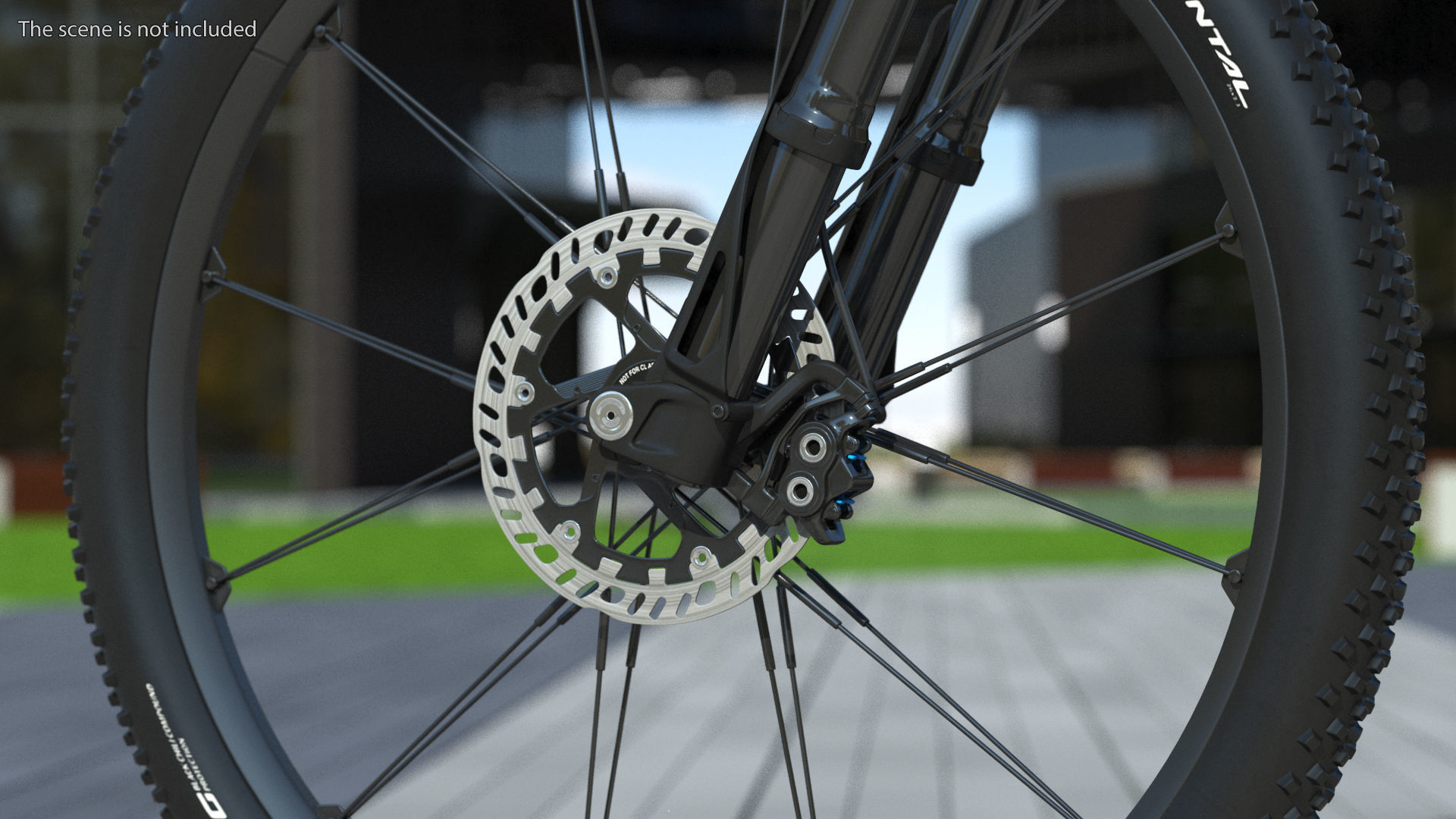 Porsche eBike Cross White Rigged 3D model_6