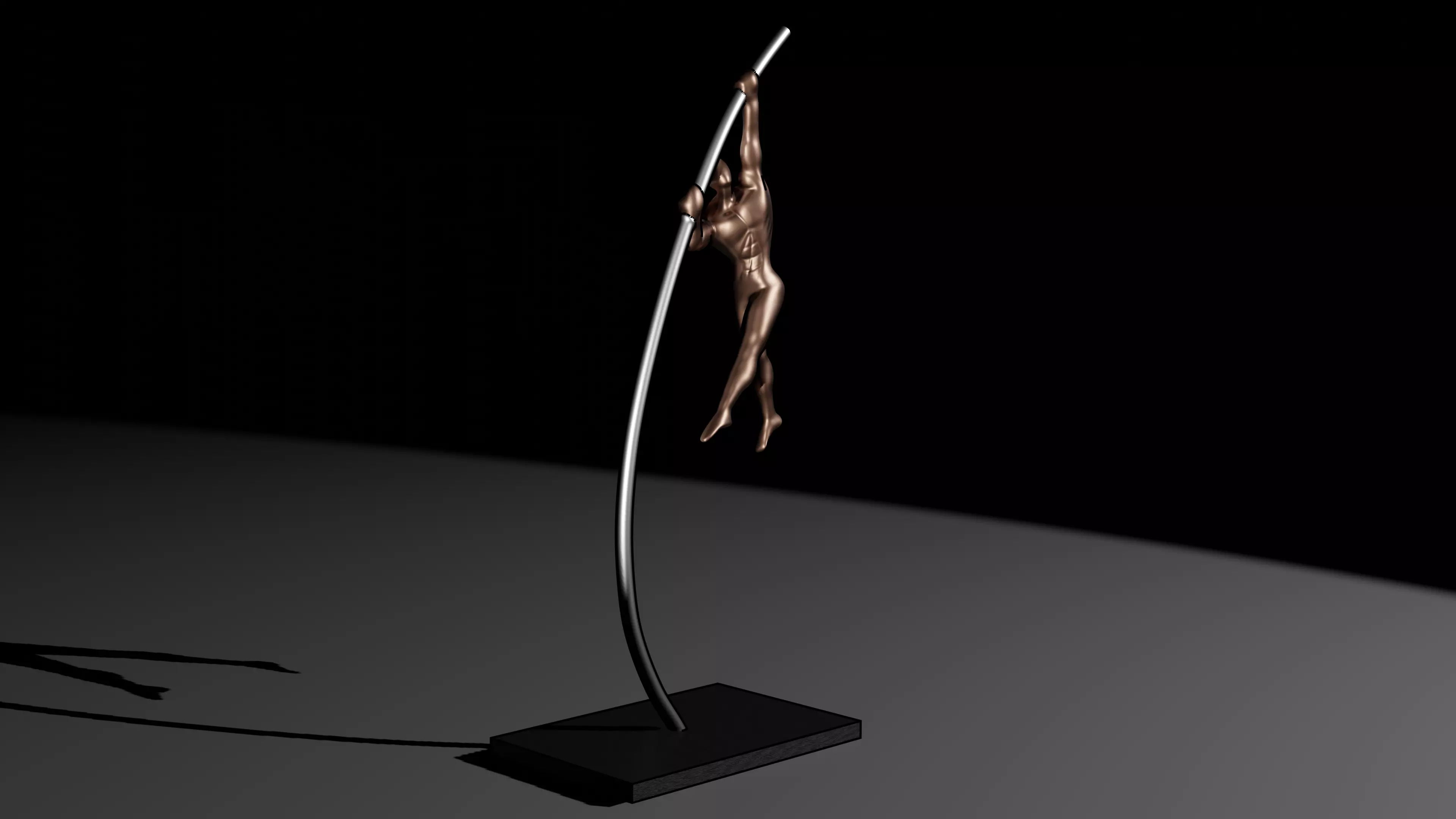 Athletic Man Figure 3D print model_0