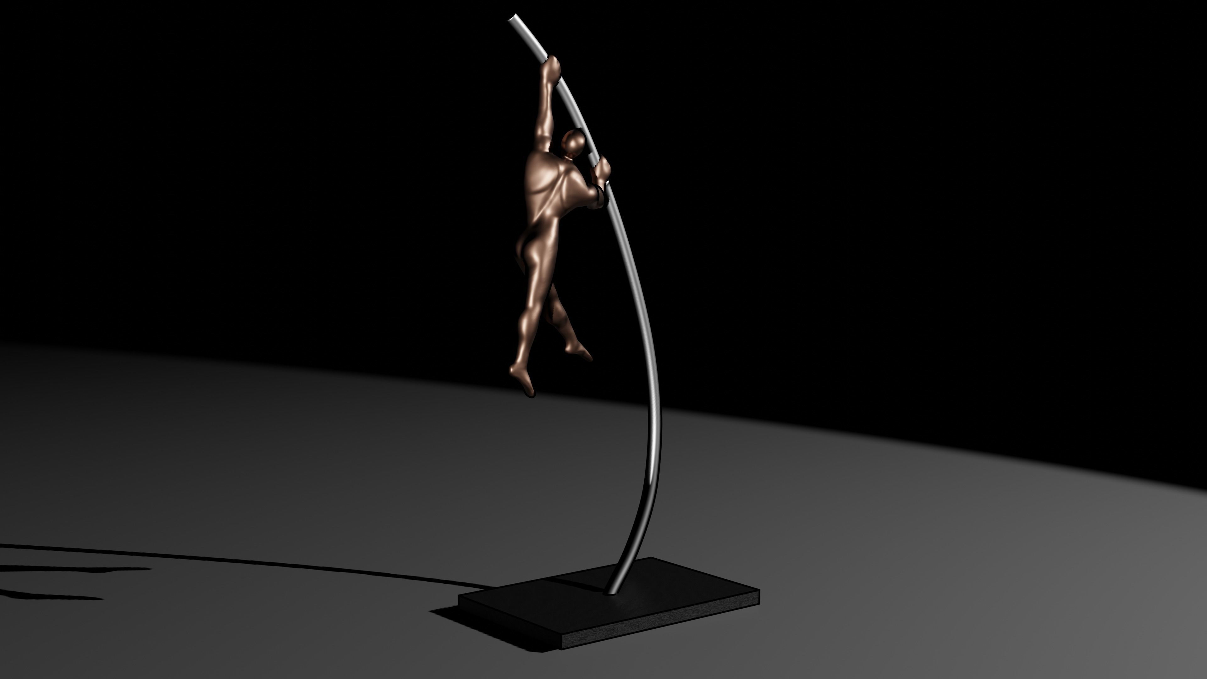 Athletic Man Figure 3D print model_1