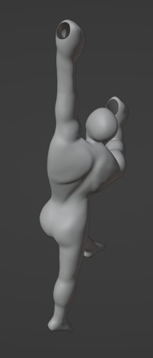 Athletic Man Figure 3D print model_5