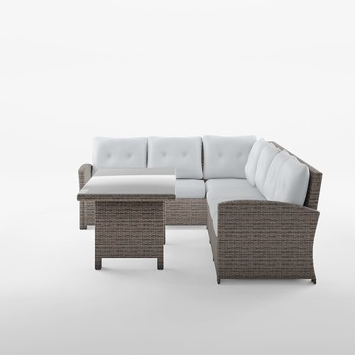 Paloma Corner Set 3D Model Low-poly 3D model