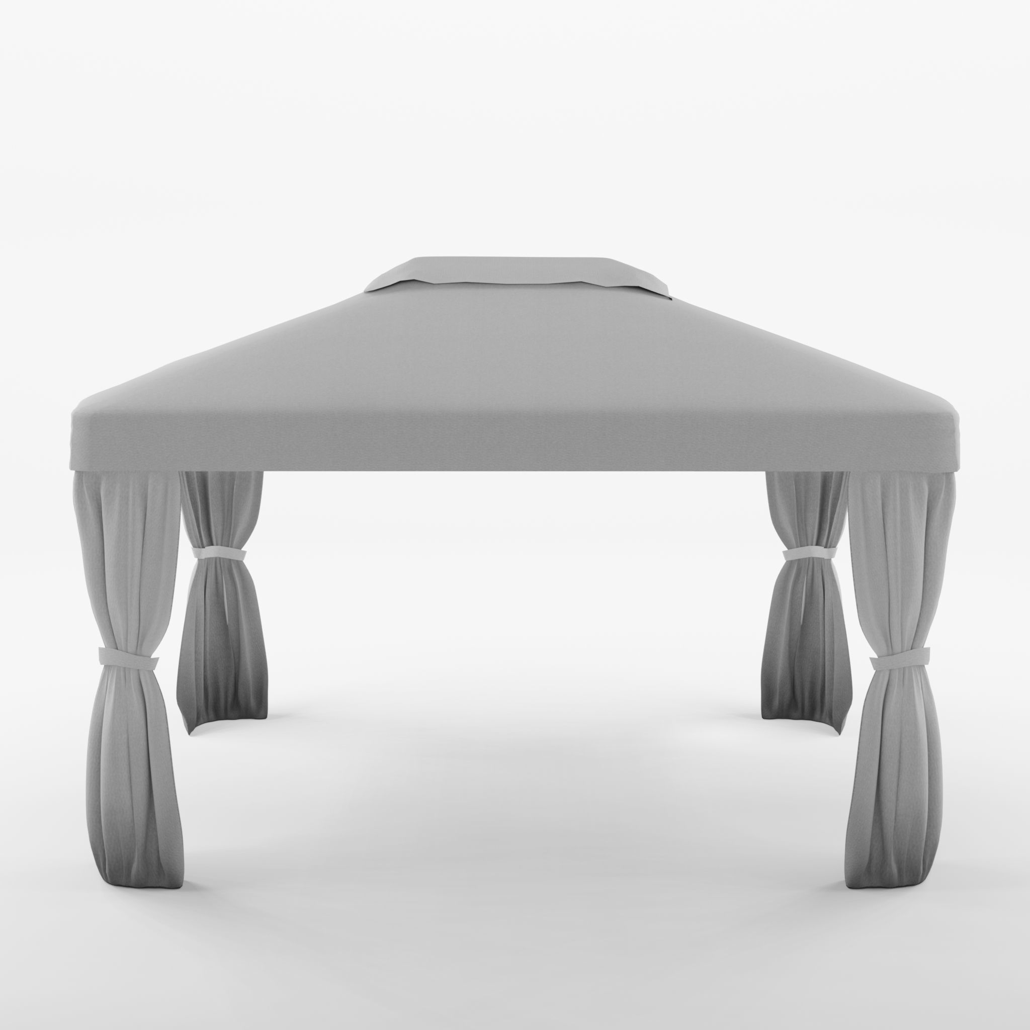 Flora Gazebo Complete Set 3D Model Low-poly 3D model_2