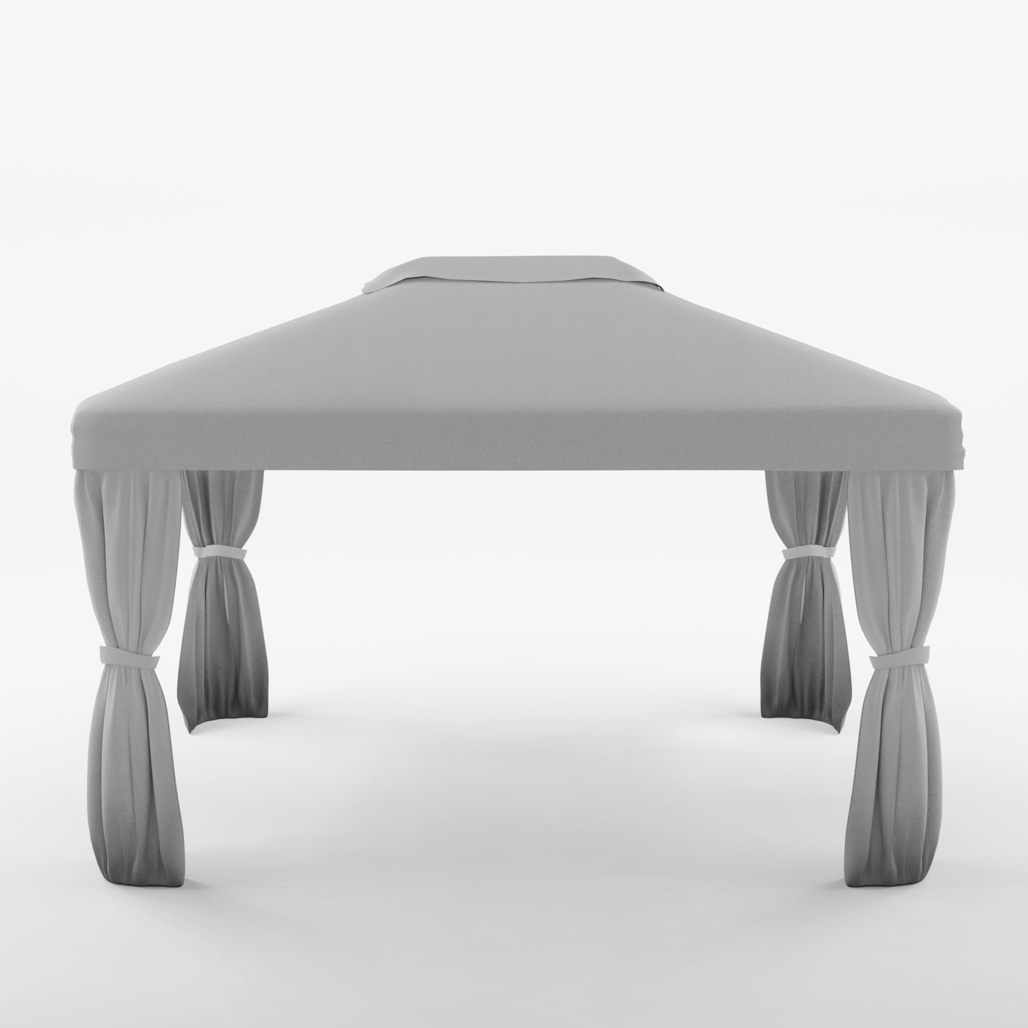 Flora Gazebo Complete Set 3D Model Low-poly 3D model_1