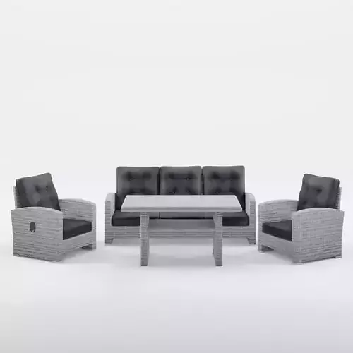 St Petersburg Lounge Set 3D  Model