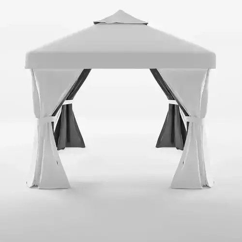 Gothenburg Gazebo Complete Set 3D Model Low-poly 3D model