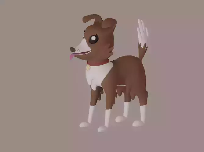 Winona Dog 3D model