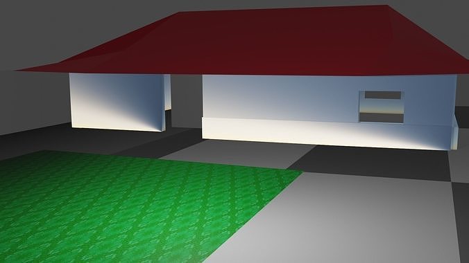 uy proekti Low-poly 3D model