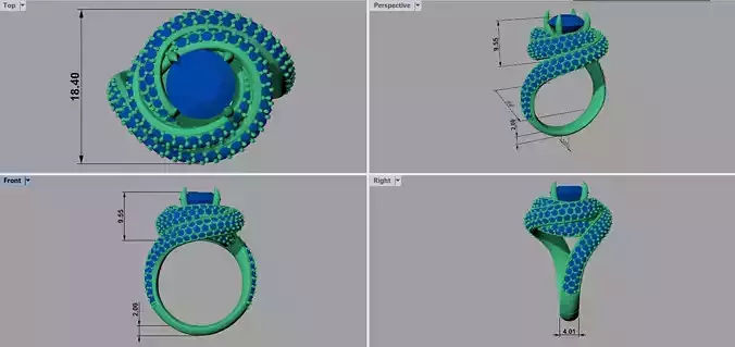 TRINITY RUBAN SOLITAIRE RING