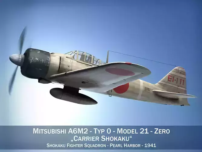 Mitsubishi A6M2 Zero - Carrier Shokaku