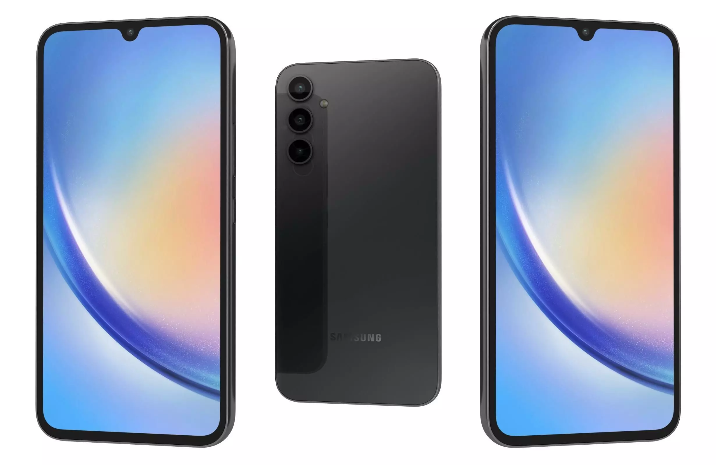 Samsung Galaxy A34 Black 3D model_0