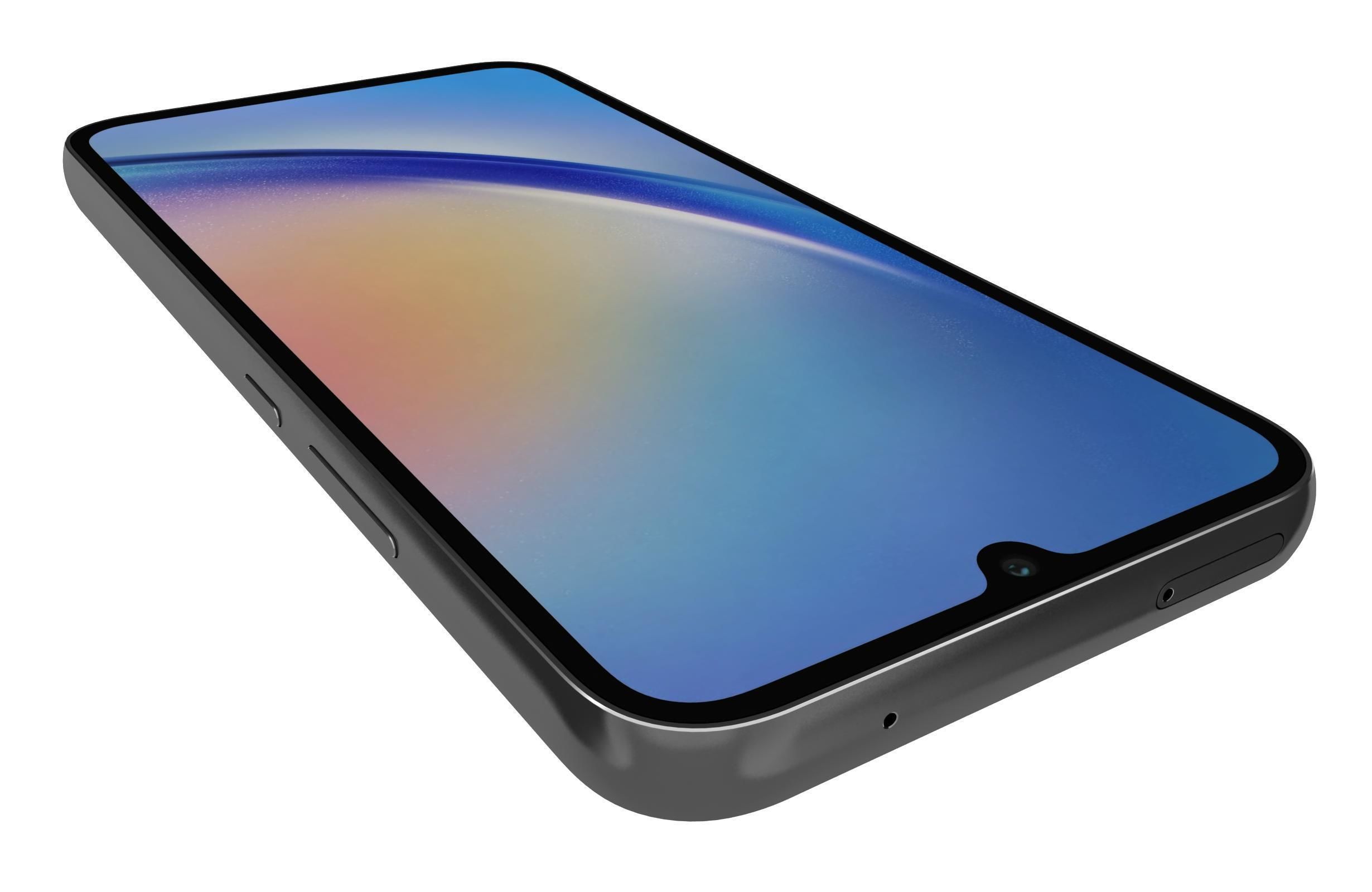 Samsung Galaxy A34 Black 3D model_12