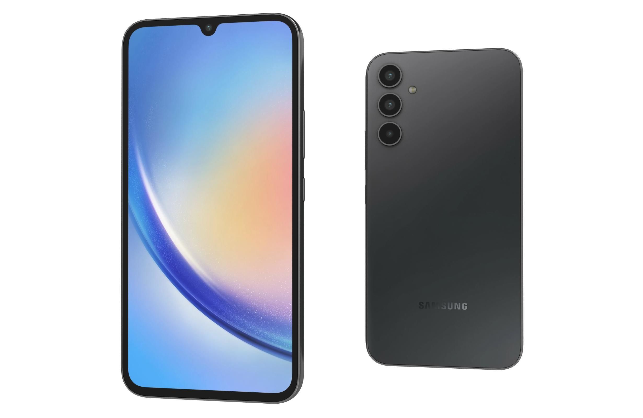 Samsung Galaxy A34 Black 3D model_6