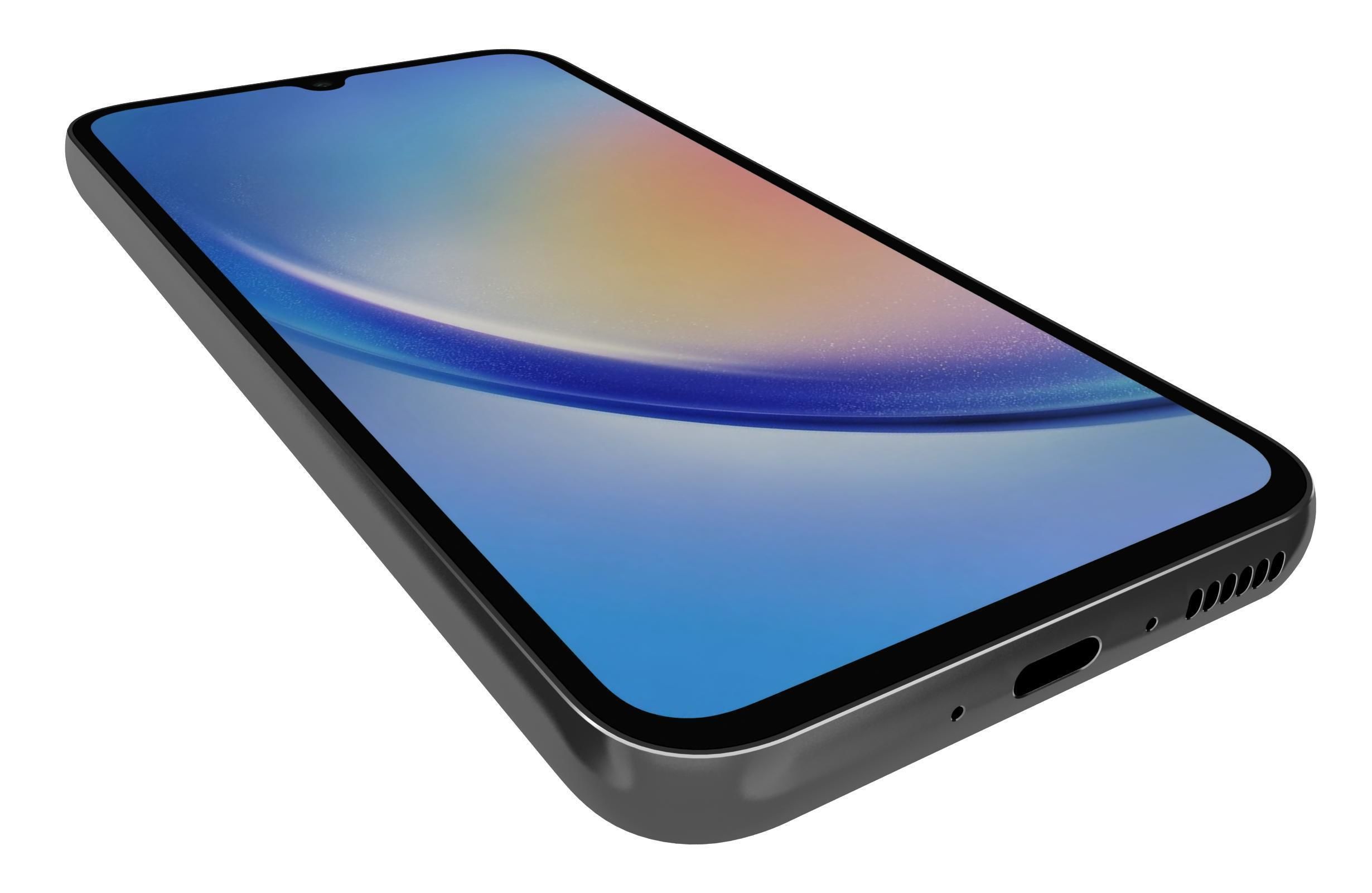 Samsung Galaxy A34 Black 3D model_11