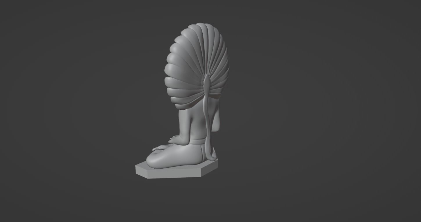 Mahavir Swami Ji Statue 3d Model 3D print model_5