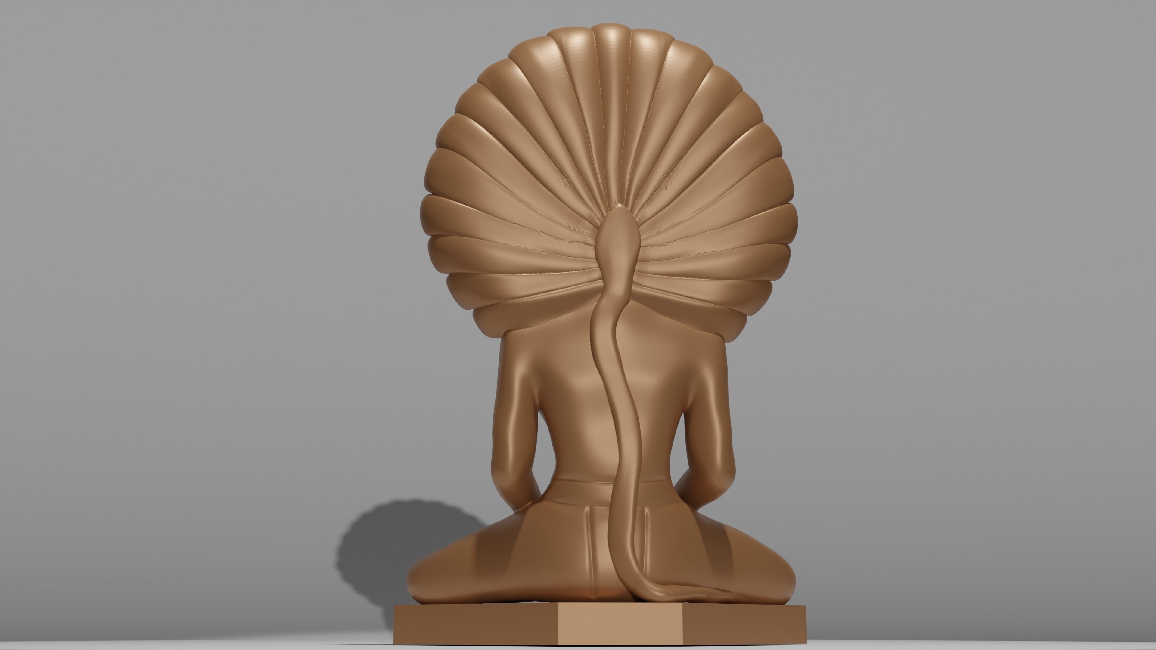 Mahavir Swami Ji Statue 3d Model 3D print model_1