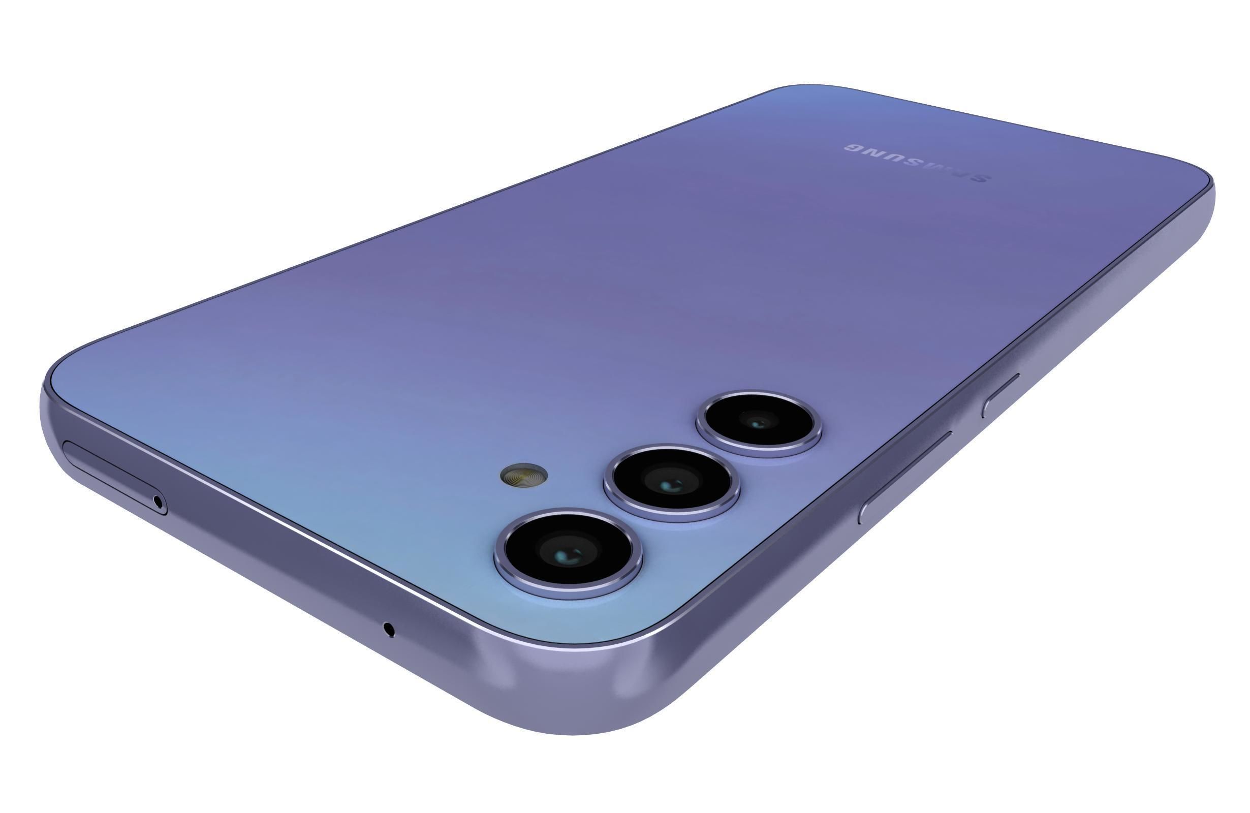 Samsung Galaxy A34 Blue 3D model_14
