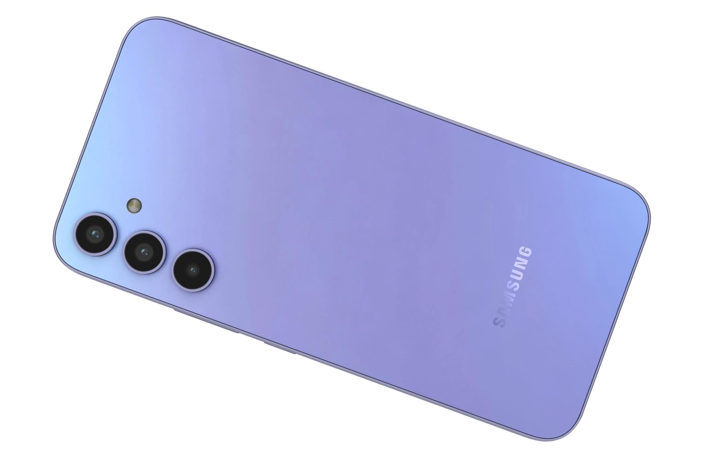 Samsung Galaxy A34 Blue 3D model_15