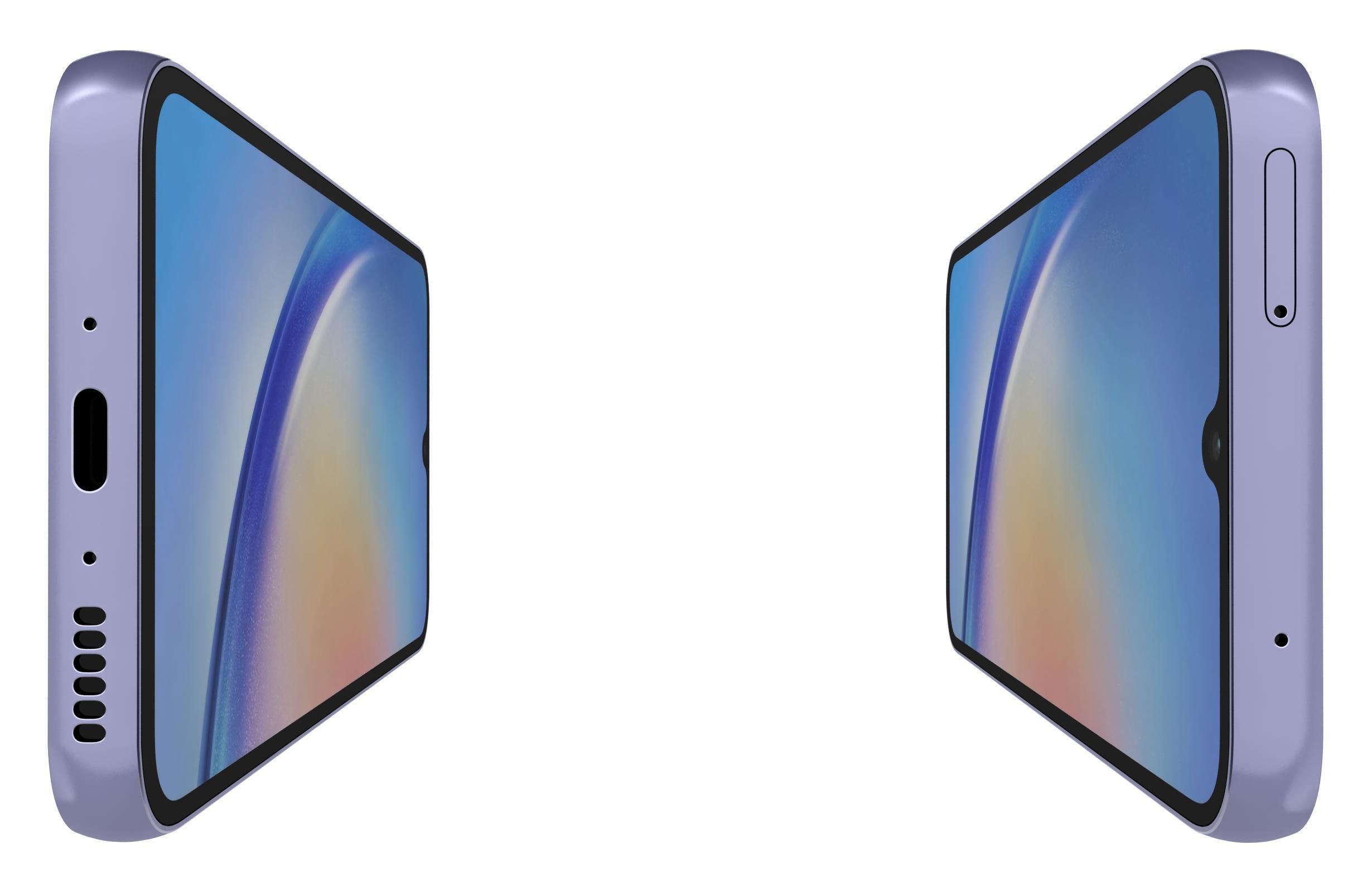 Samsung Galaxy A34 Blue 3D model_10