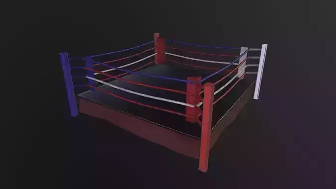 Boxing Ring 3D Model
